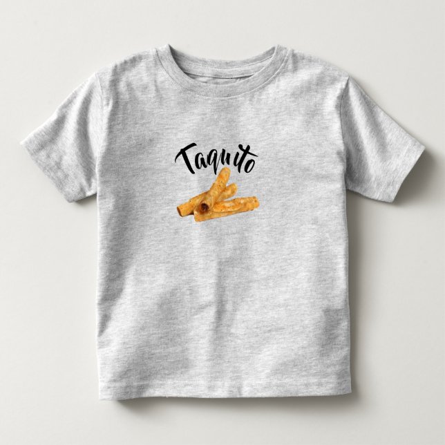 Taquito kleine tako Kinder Texmex Funny Familie Kleinkind T-shirt (Vorderseite)