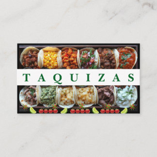 Taquizas. Business Card Visitenkarte