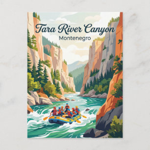 Tara-Flusscanyon, Montenegro Postkarte