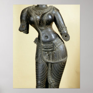 Tara, Nalanda, Bihar, Pala Dynastie (Stein) Poster