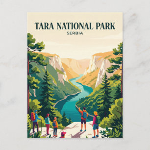 Tara Nationalpark Serbien Postkarte