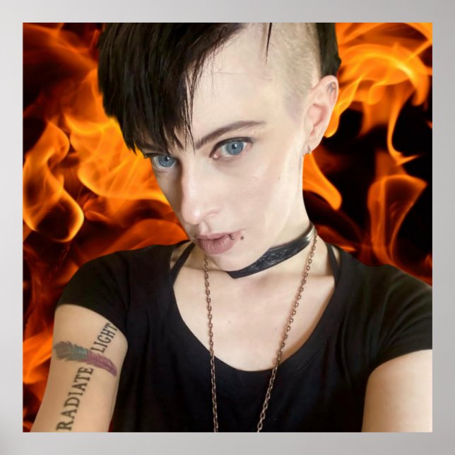 Tara Shannon Fire Poster (Vorne)