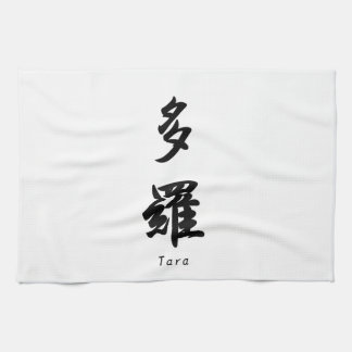 Tara übersetzte in japanische Kanjisymbole Küchentuch