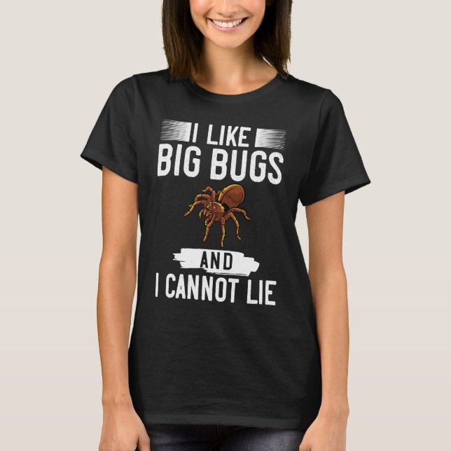 Tarantel Spider Animal Mexican Red Knee Zebra T-Shirt (Vorderseite)
