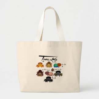 Taranteln der Welt Cute Informative Kawaii Jumbo Stoffbeutel