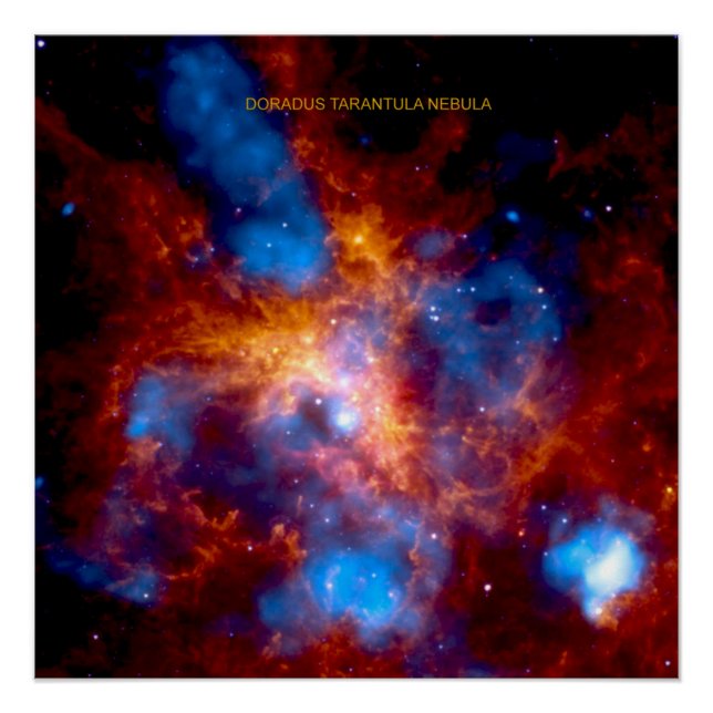 Tarantelnebel 30 Doradus Poster (Vorderseite)