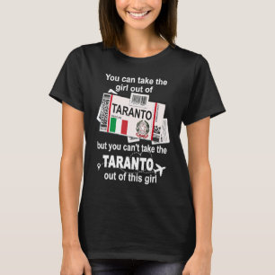 Taranto Boarding Pass Taranto Mädchen Taranto T-Shirt