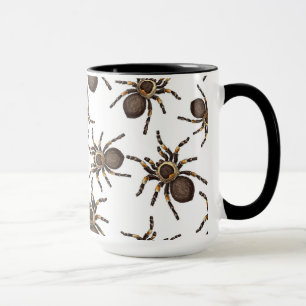 Tarantula auf weiß tasse