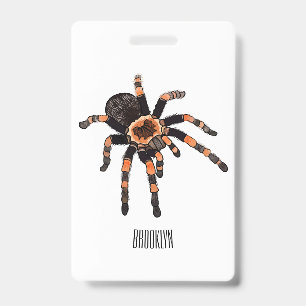 Tarantula-Cartoon Ausweis