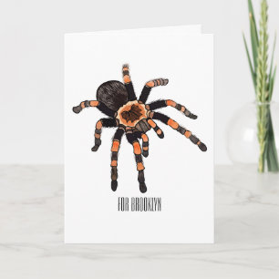 Tarantula-Cartoon Karte