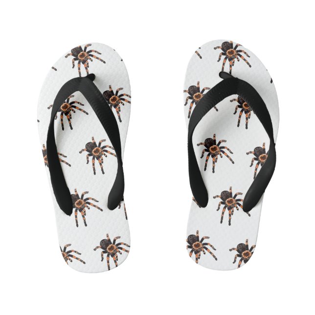 Tarantula-Cartoon Kinderbadesandalen (Fußbett)