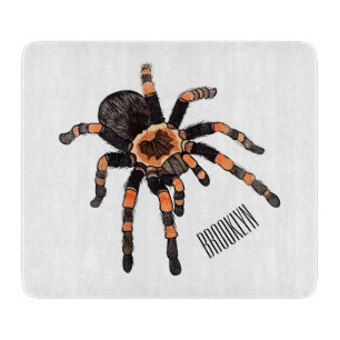 Tarantula-Cartoon Schneidebrett