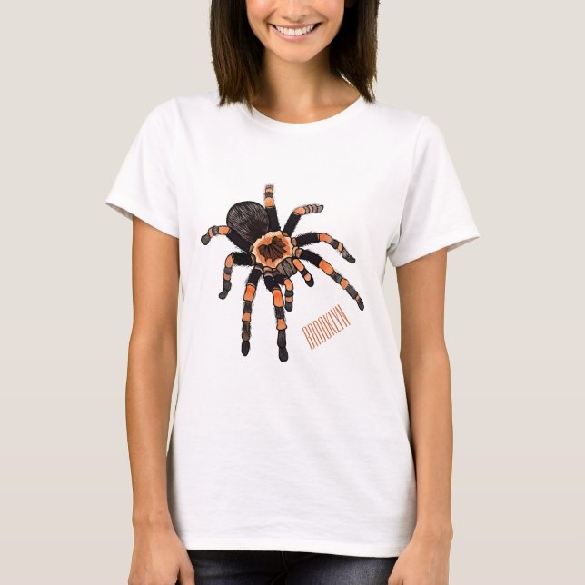 Tarantula-Cartoon T-Shirt (Vorderseite)