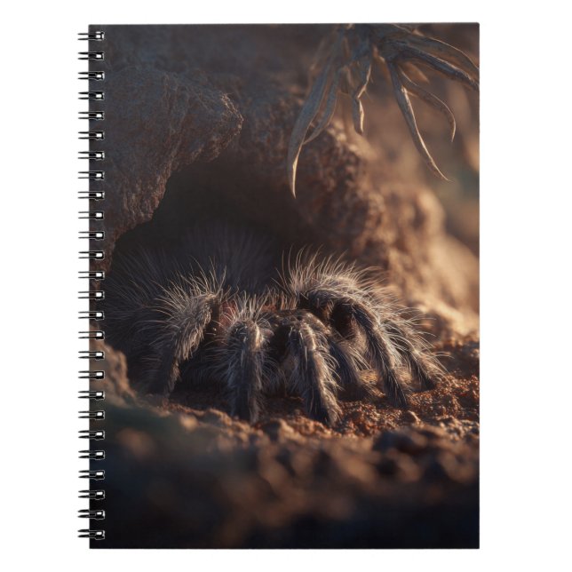 Tarantula Desert Cave Notebook Notizblock (Vorderseite)