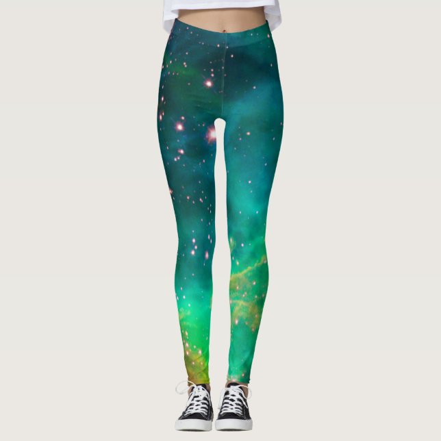 Tarantula-Nebelfleck-Sternhaufen-Galaxie-Bild Leggings (Vorderseite)