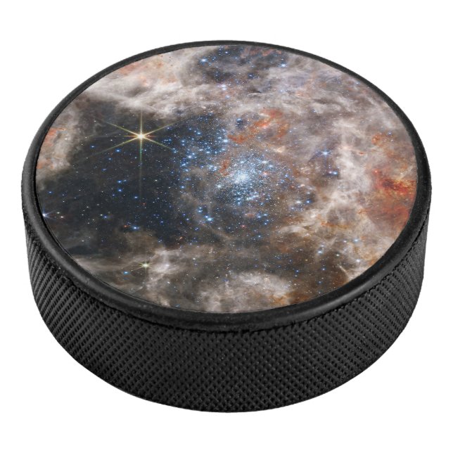 Tarantula Nebula Bild von JWST Eishockey Puck (3/4)