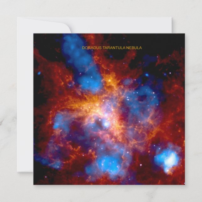Tarantula Nebula Einladung (Vorderseite)