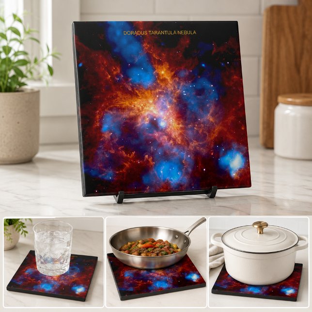 Tarantula Nebula Fliese (Tarantula Nebula Ceramic Tile)