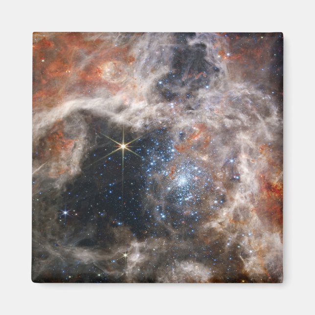 Tarantula Nebula Image from JWST Magnet (Vorne)