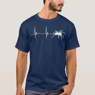 Tarantula Spider Owner Heartbeat EKG Pulse T-Shirt