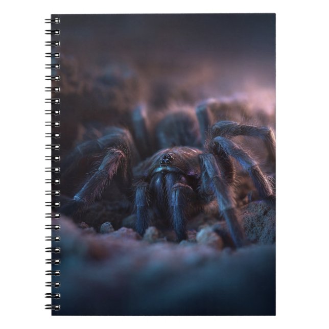 Tarantula Twilight-Notebook Notizblock (Vorderseite)