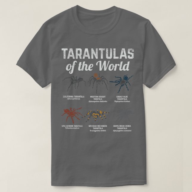 Tarantulas von der Welt Funny Tarantula Eigentümer T-Shirt (Design vorne)
