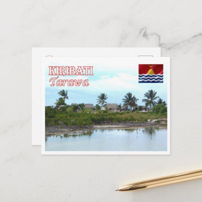 Tarawa - Kiribati - Panorama - Postkarte (Vorderseite/Rückseite Beispiel)