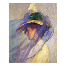 Tarbell Blue Veil Impressionismus Amerika CC0918 N