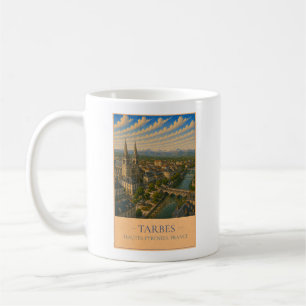 Tarbes, Frankreich – Vintage-Reisebecher Kaffeetasse