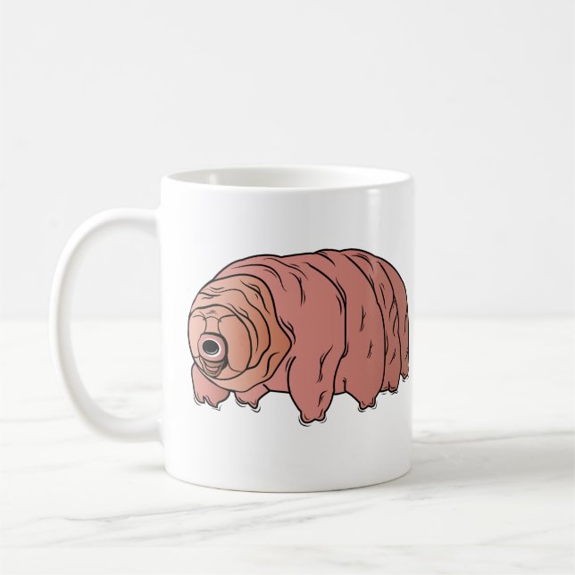 Tardigrade aka Wasserbär von Petra Ortiz Kaffeetasse (Links)