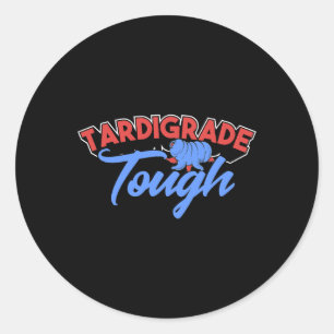 Tardigrade Microbiology Water Bear Science Microbi Runder Aufkleber