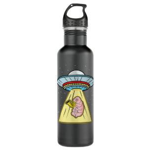 Tardigrade Playing French Horn Ufo Abduction3 Edelstahlflasche