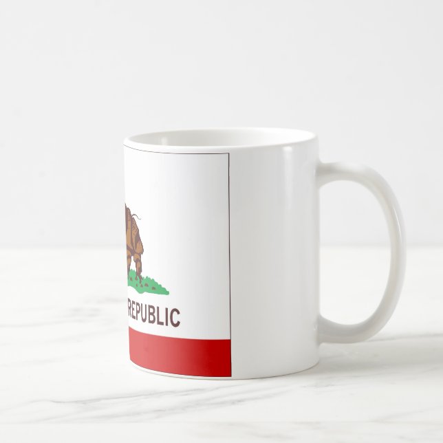 Tardigrade Republik-Flagge Kaffeetasse (Rechts)
