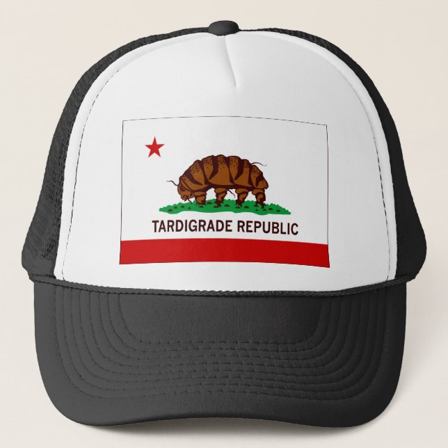 Tardigrade Republik-Flagge Truckerkappe (Vorderseite)
