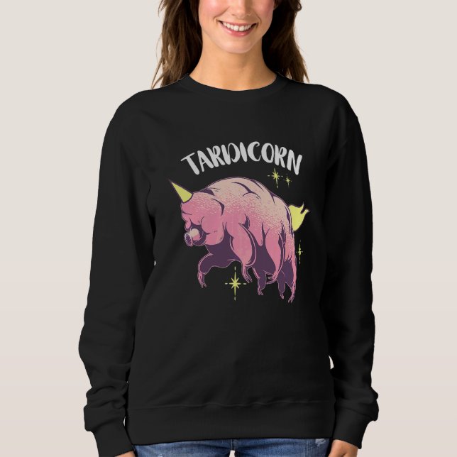 Tardigrade Tardicorn Water Bear Microbiology Scin Sweatshirt (Vorderseite)