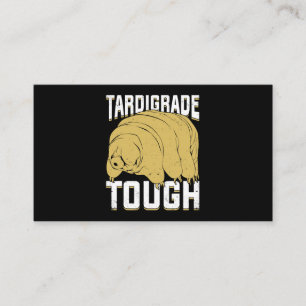 Tardigrade Tough Water Bear Design for a Microbiol Visitenkarte