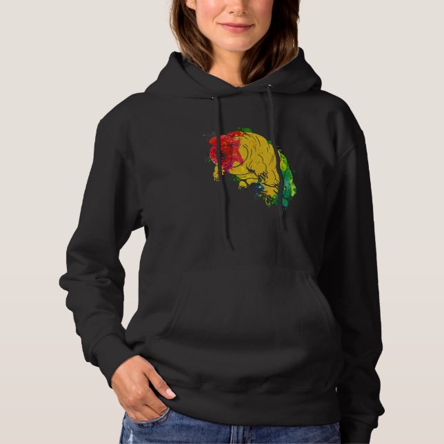 Tardigrade Water Bear Moss Piglet Micro Animal Col Hoodie (Vorderseite)