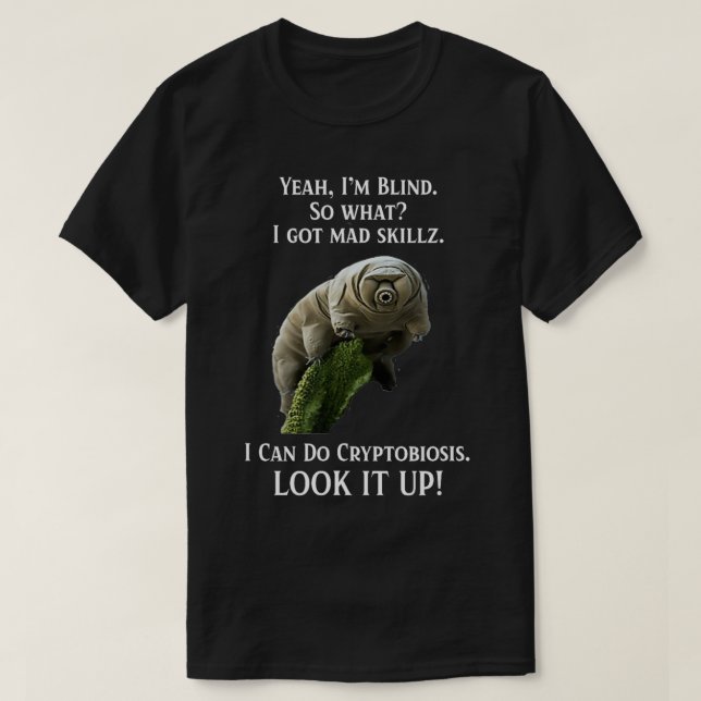 Tardigrade Water Bear Science Biology Gift T-Shirt (Design vorne)