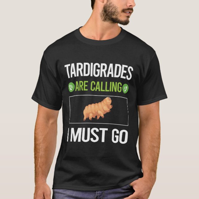 Tardigrade Water Bear Waterbear Moss Pigment T-Shirt (Vorderseite)
