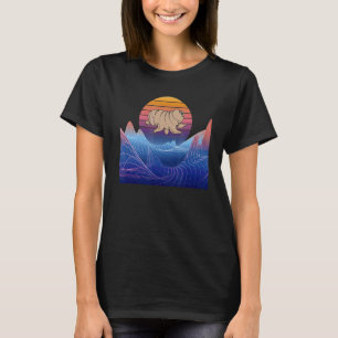 Tardigrade Weltraumlandschaft Wasserbär Mikrobiolo T-Shirt