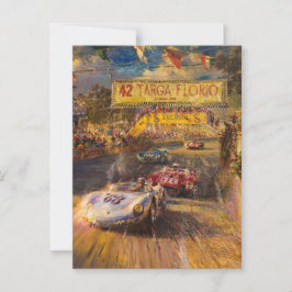 Targa Florio Italienische Rennen Postkarte