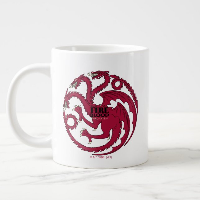 Targaryen Sigil - Feuer und Blut Jumbo-Tasse (Links)
