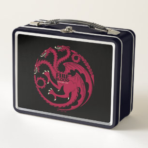Targaryen Sigil - Fire & Blood Metall Brotdose