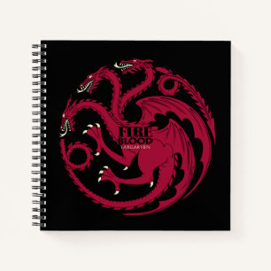 Targaryen Sigil - Fire & Blood Notizbuch