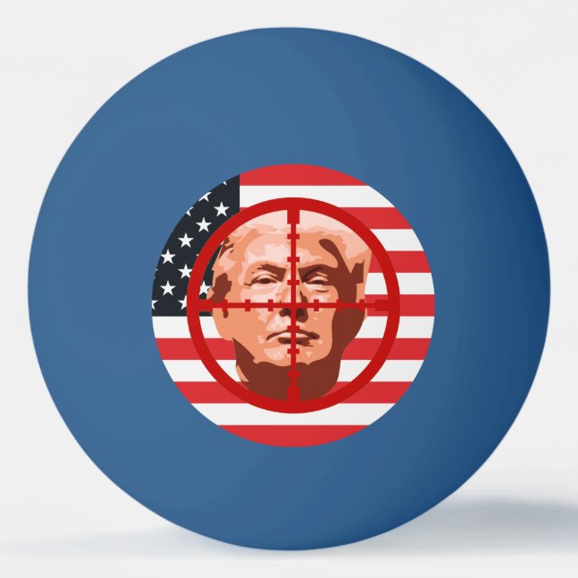 Target Trump Impeachment Party Tischtennisball (Vorderseite)