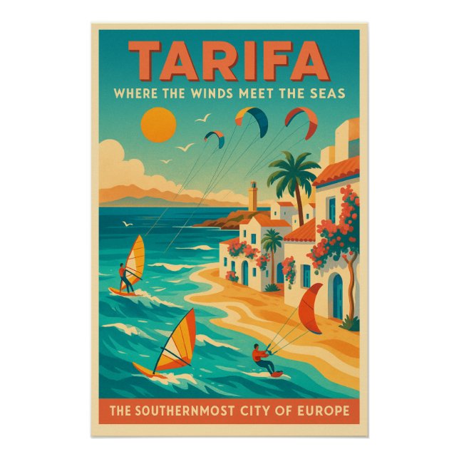 Tarifa, Spanien: Der südliche Rand Europas Poster (Vorderseite)