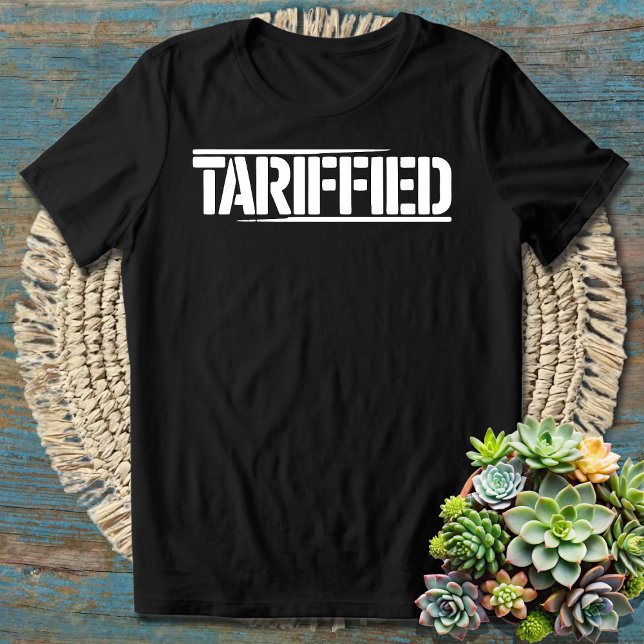 Tariffierte - Funny Political Pun für Spaß Liebhab T-Shirt (Von Creator hochgeladen)