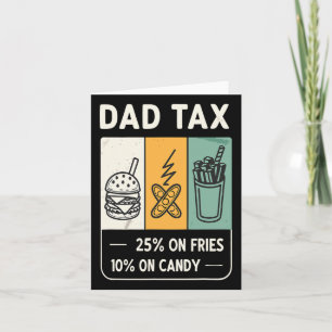 Tariffreiheit Tariff Daddy Trump Funny Father's Karte
