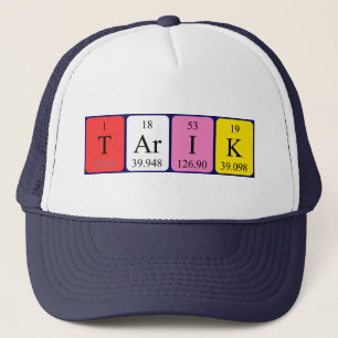 Tarik-Periodensystemnamenhut Truckerkappe