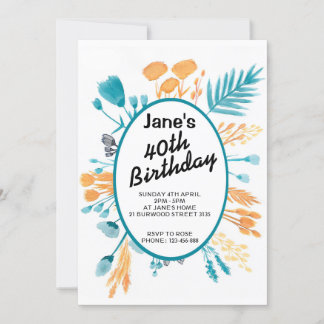 Tarjeta cumpleaños con diseño original einladung